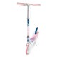Aliuminis paspirtukas RAVEN ANABEL Navy/Pink su dideliais 20 cm. ratais Handbrake